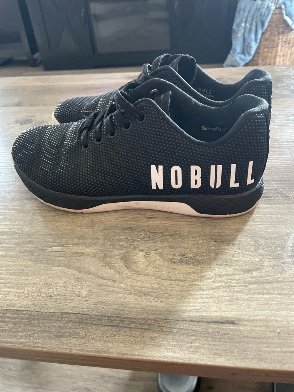 Nobull Outwork Superfabric Black mesh upper lace up Trainer unisex Sneakers